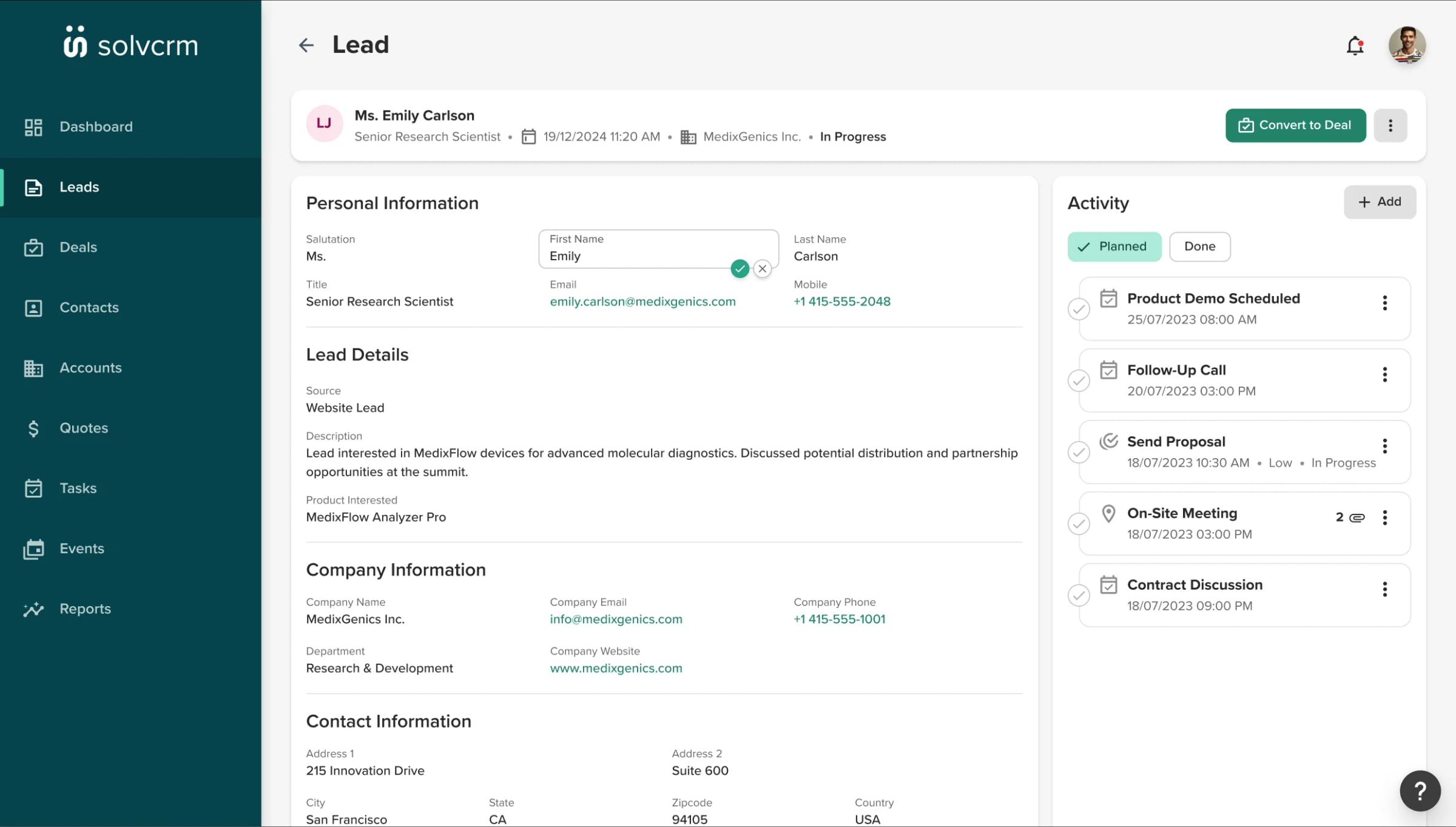 healthcare-crm Feature Screenshot